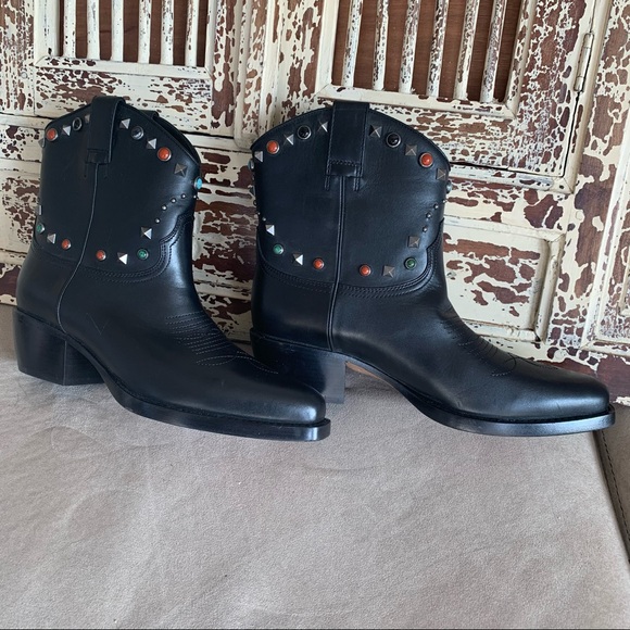 Valentino Garavani Rockstud Cowboy Boots - Picture 9 of 13